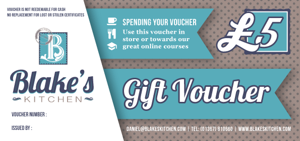 Bespoke gift voucher design