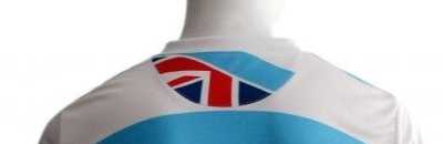 The DGL back of kit showing the union jack