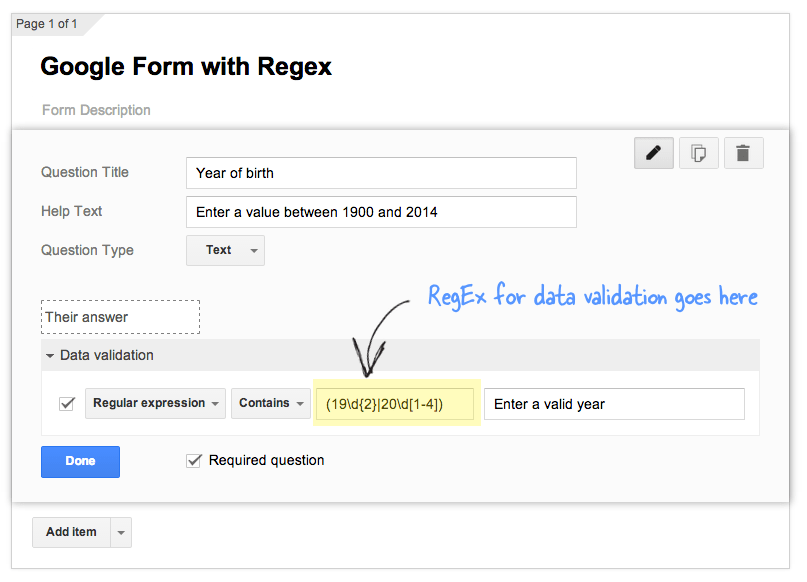 securing a google form