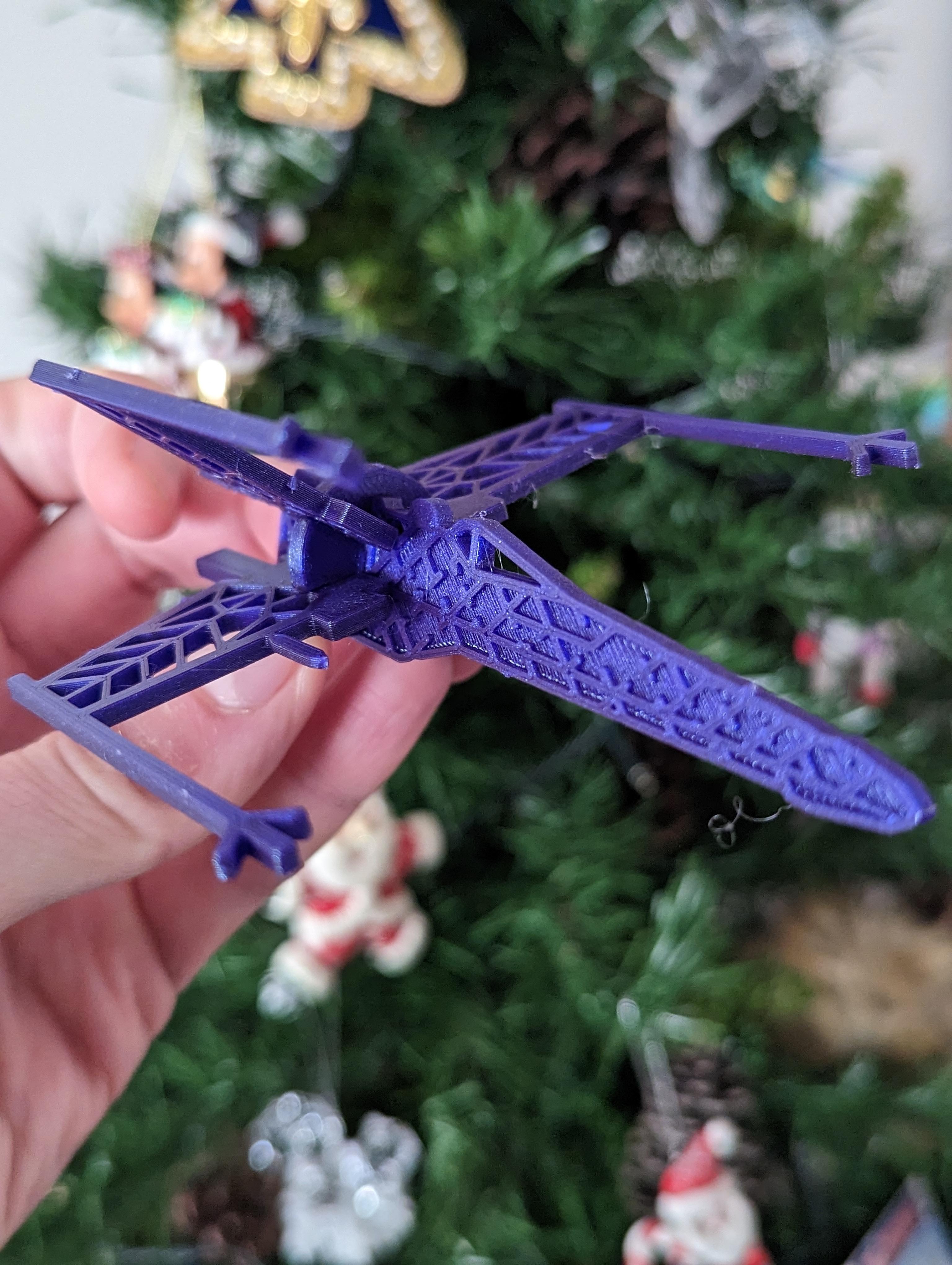 x wing christmas decoration