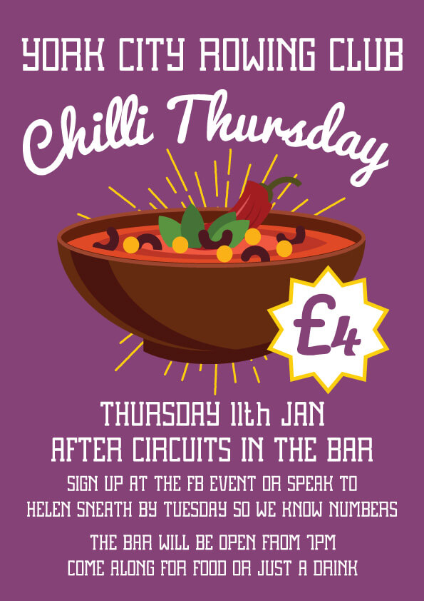 chilli night food poster